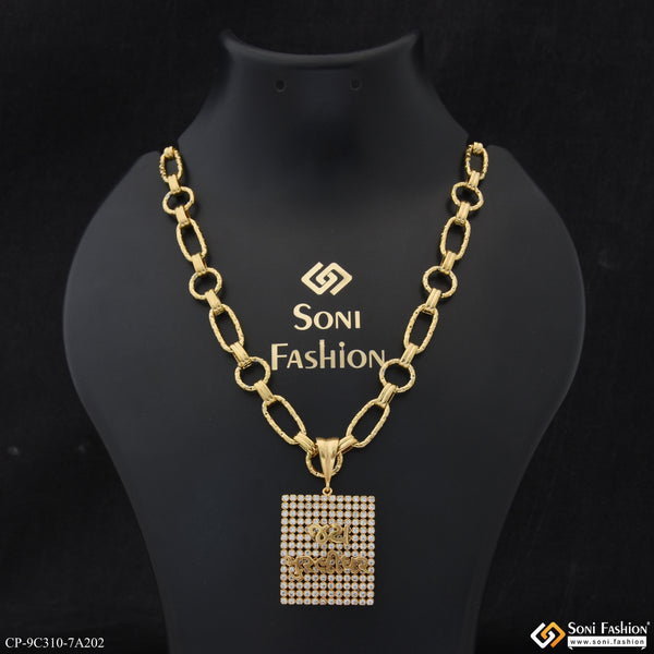 Jay Murlidhar Popular Design Pendant With Chain for Men (CP-C310-A202)