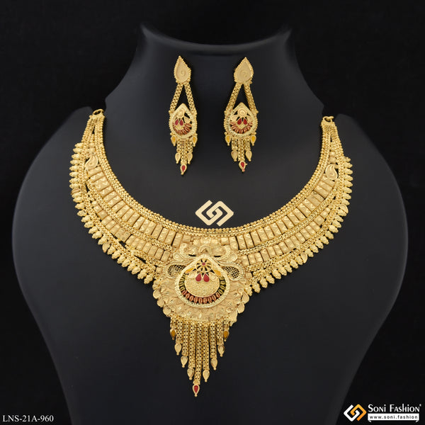 Casual Design Gold Plated Necklace Set for Women - Style A960