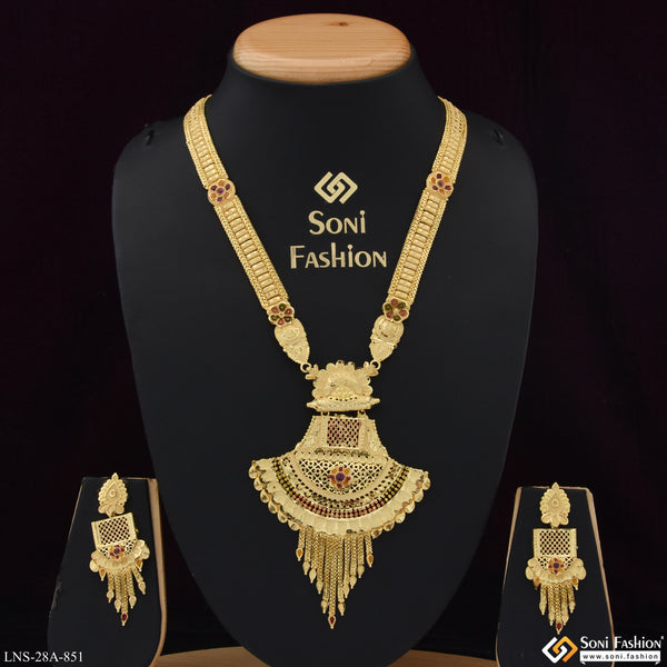 Casual Design Gold Plated Necklace Set for Women - Style A851