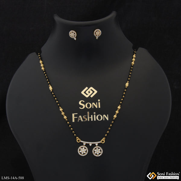 Classic Design Gold Plated Mangal-sutra Set for Women - Style A588