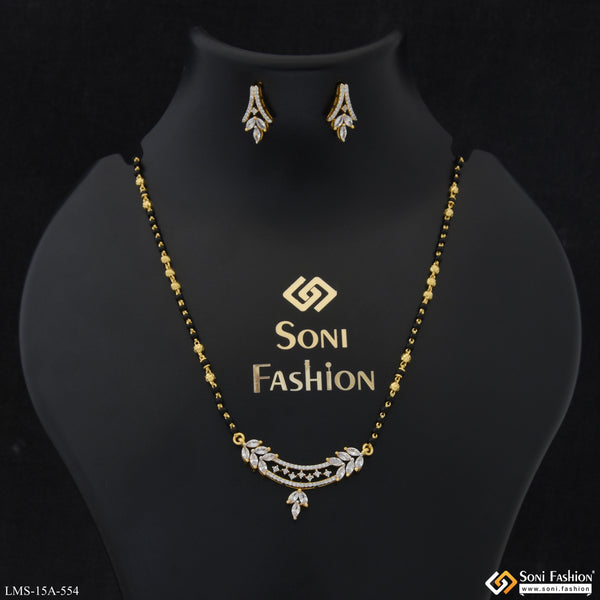 Dazzling Design Gold Plated Mangalsutra Set for Women - Style A554