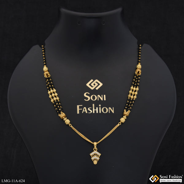 Dazzling Design Gold Plated Mangalsutra for Women - Style A624