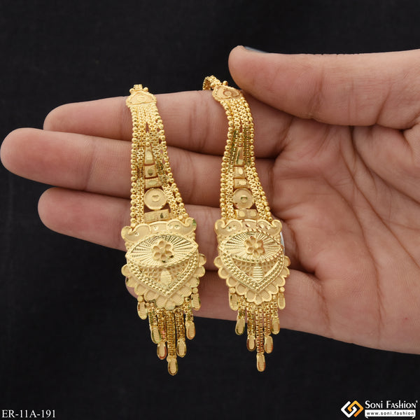 Casual Design Fashion-Forward Gold Plated Earrings for Women - Style A191