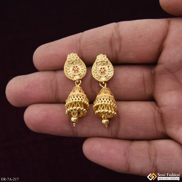 Fashion-Forward Gold Plated Earrings for Women - Style A217