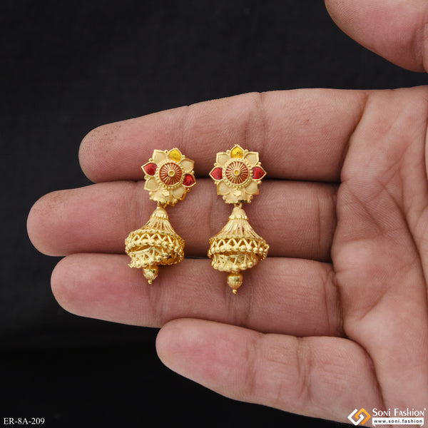 Latest Design Gold Plated Earrings for Women - Style A209