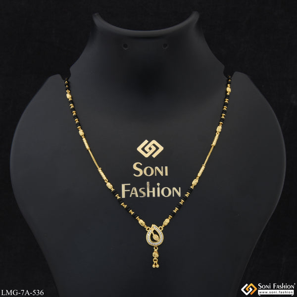 Glittering Design Gold Plated Mangalsutra for Women - Style A536