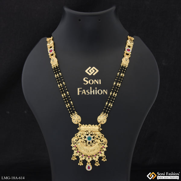 Graceful Design Gold Plated Mangalsutra for Women - Style A614