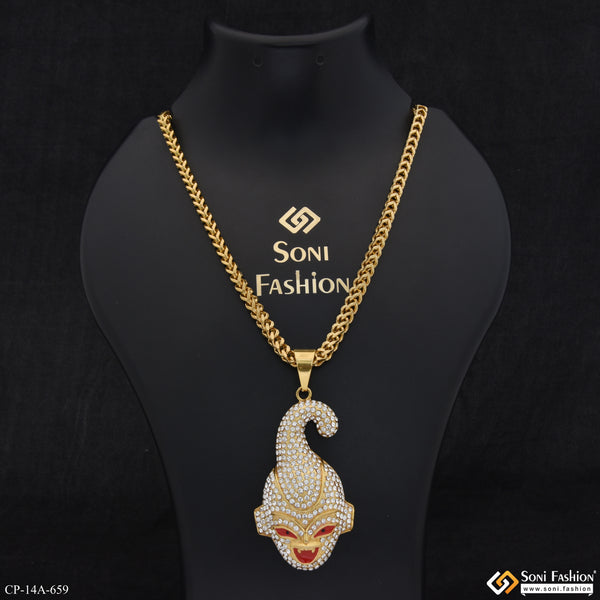 Joker Latest Design Golden Color Pendant With Chain for Men - Style A659