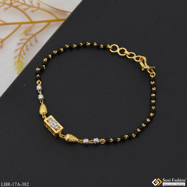 1 Gram Gold Plated Designer Mangalsutra Bracelet for Women - Style A382