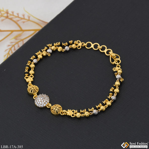 1 Gram Gold Plated Best Quality Mangalsutra Bracelet for Women - Style A385