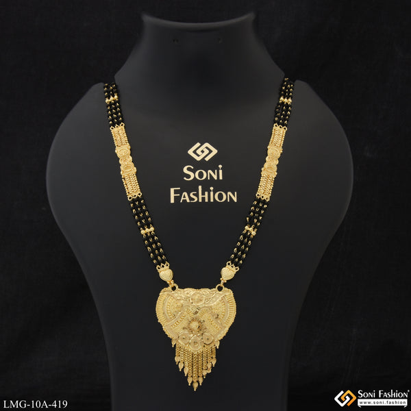 Glittering Design Exclusive Design Gold Plated Mangalsutra for Women - Style A419