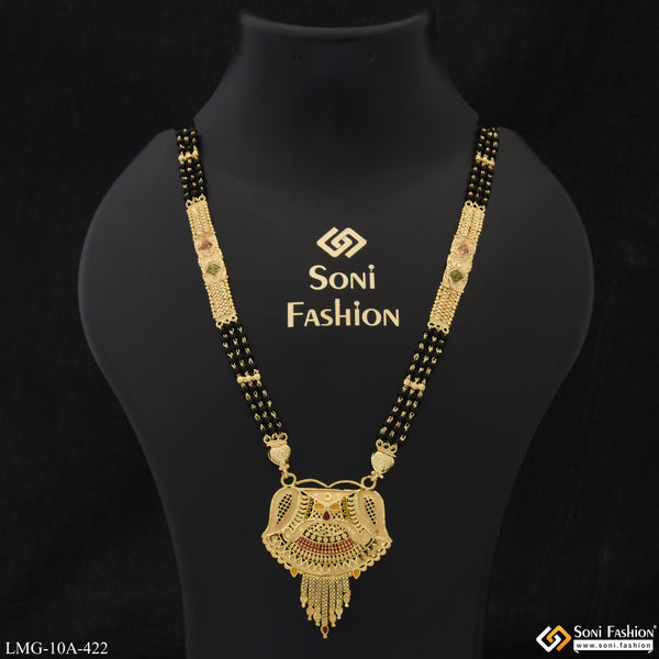 Lovely Design Fashion-Forward Gold Plated Mangalsutra for Women - Style A422