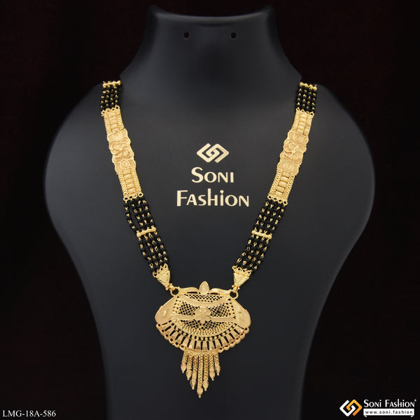 Decorative Design Gold Plated Mangalsutra for Women - Style A586