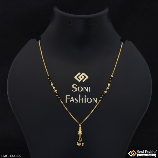 1 Gram Gold Plated Designer Mangalsutra for Women - Style A627