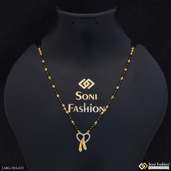 1 Gram Gold Plated Stunning Design Mangalsutra for Women - Style A633