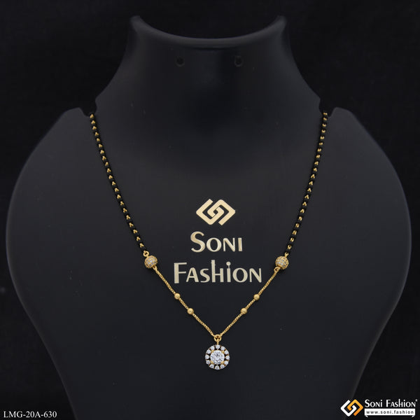 1 Gram Gold Plated Superior Quality Mangalsutra for Women - Style A630