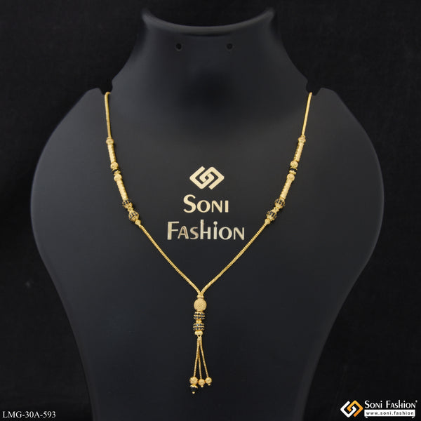 1 Gram Gold Plated Best Quality Mangalsutra for Women - Style A593