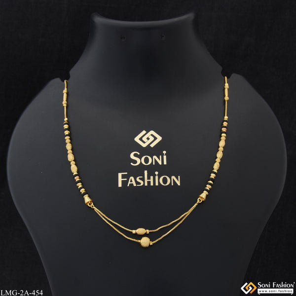 Gorgeous Design Unique Design Gold Plated Mangalsutra for Women - Style A454