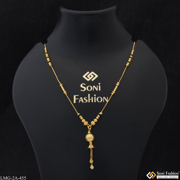 Brilliant Design Lovely Design Gold Plated Mangalsutra for Women - Style A455