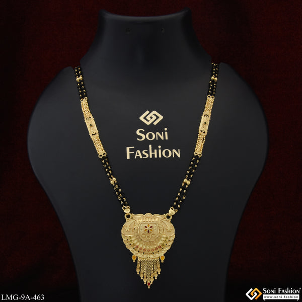 New Style Eye-Catching Design Gold Plated Mangalsutra for Women - Style A463