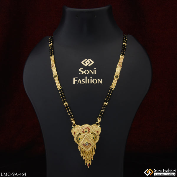 Lovely Design Latest Design Gold Plated Mangalsutra for Women - Style A464