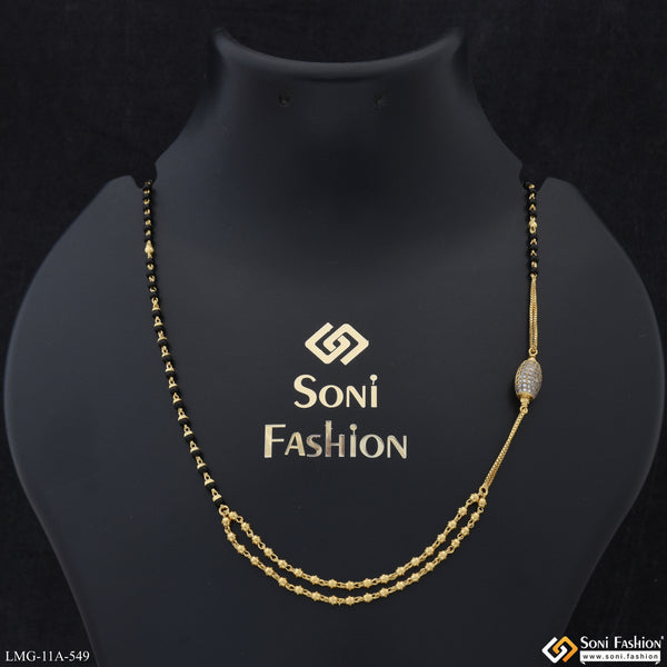 Dazzling Design Gold Plated Mangalsutra for Women - Style A549