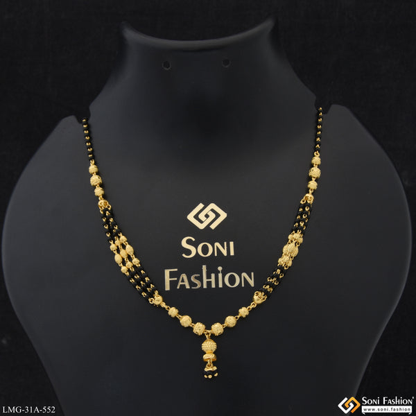 1 Gram Gold Plated Exclusive Design Mangalsutra for Women - Style A552