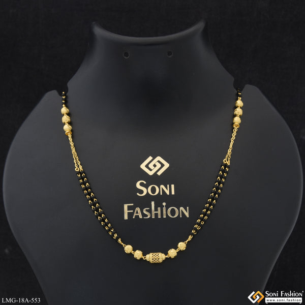 1 Gram Gold Plated Casual Design Mangalsutra for Women - Style A553