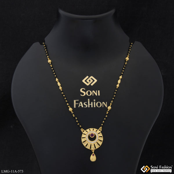 Sparkling Design Gold Plated Mangalsutra for Women - Style A573