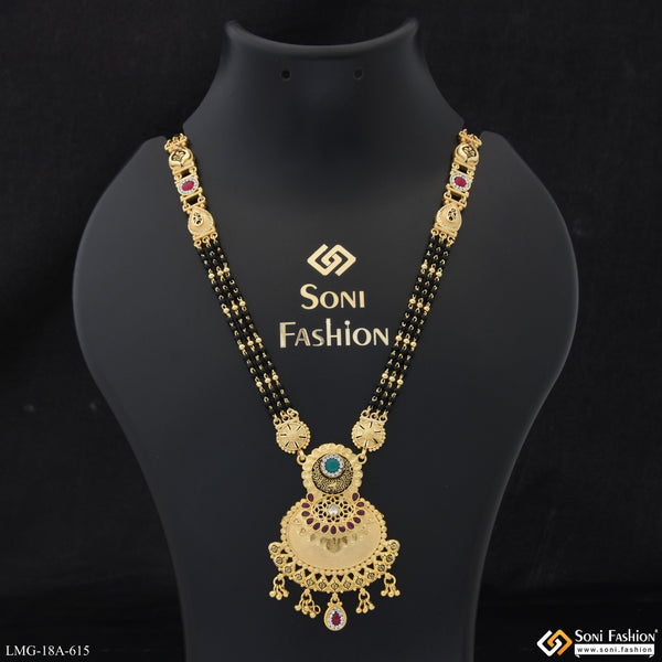 Hand-Crafted Design Gold Plated Mangalsutra for Women - Style A615