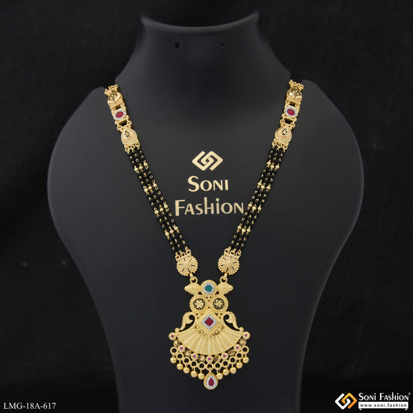 Eye-Catching Design Gold Plated Mangalsutra for Women - Style A617