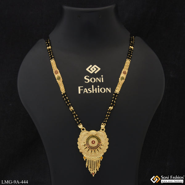 Latest Design Artisanal Design Gold Plated Mangalsutra for Women - Style A444