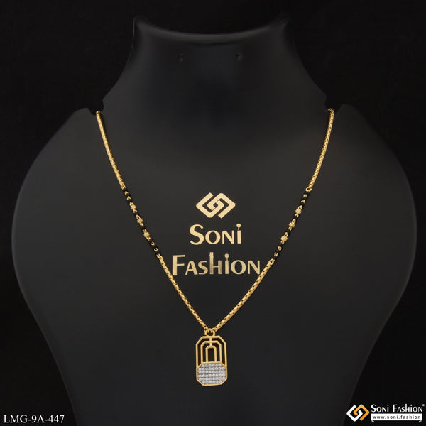 Pretty Design High-Class Design Gold Plated Mangalsutra for Women - Style A447