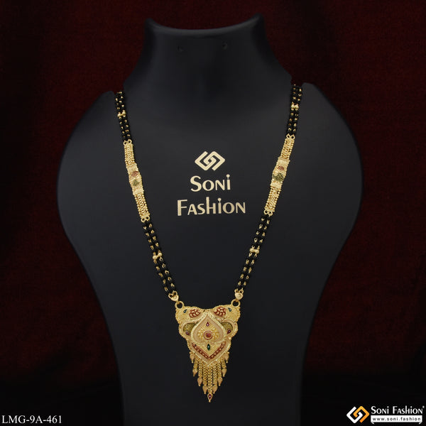 Dazzling Design Best Quality Gold Plated Mangalsutra for Women - Style A461