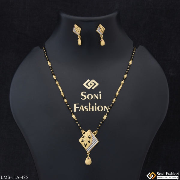 Exclusive Design Cool Design Gold Plated Mangalsutra Set for Women - Style A485