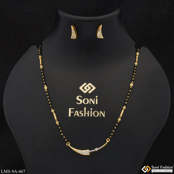 Designer Casual Design Gold Plated Mangalsutra Set for Women - Style A467