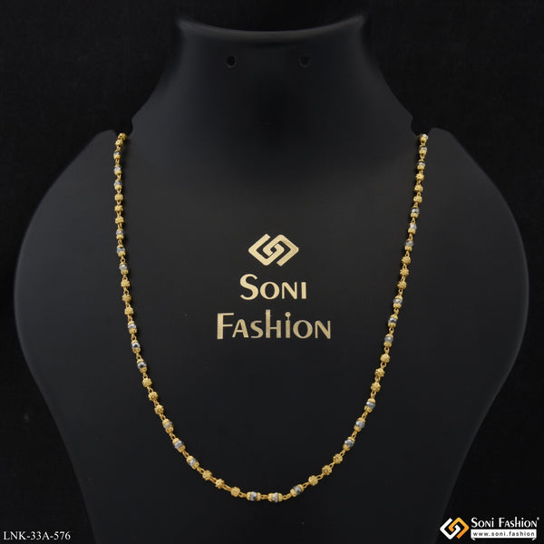 1 Gram Gold Plated Exclusive Design Mala for Women - Style A576