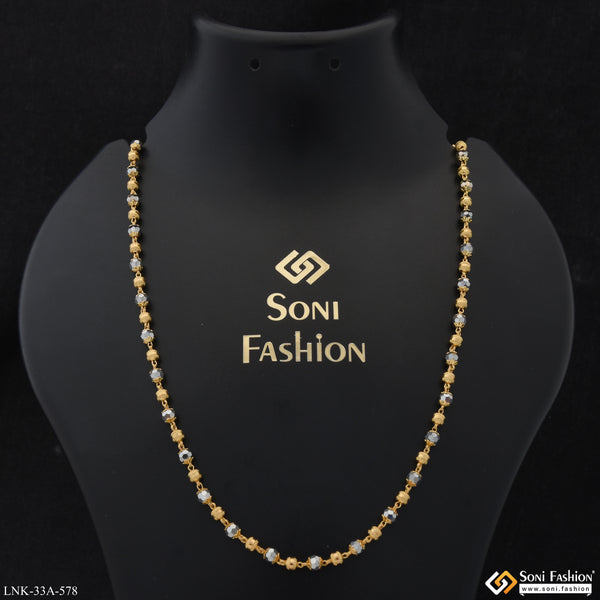 1 Gram Gold Plated Exclusive Design Mala for Women - Style A578