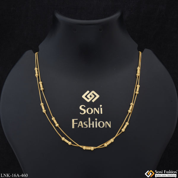 1 Gram Gold Plated Beautiful Design Funky Design Necklace for Lady - Style A460