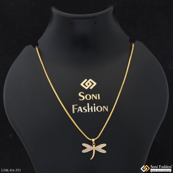 Decorative Design Gold Plated Chain Pendant for Ladies - Style A551