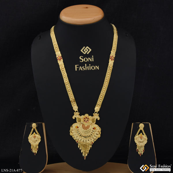 Graceful Design Gold Plated Necklace Set for Women - Style A877