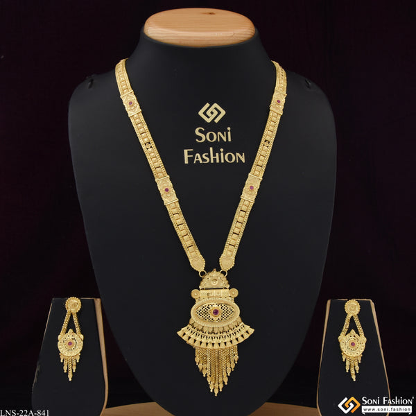 Casual Design Gold Plated Necklace Set for Women - Style A841