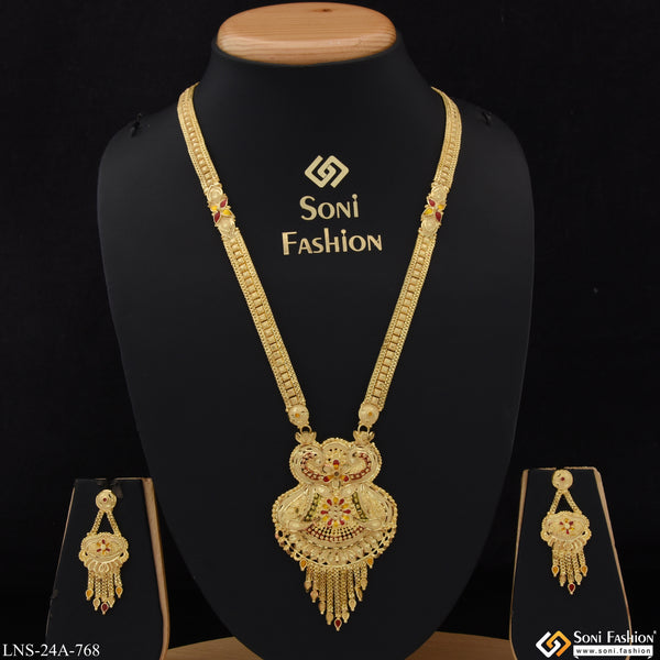 Magnificent Design Gold Plated Necklace Set for Women - Style A768