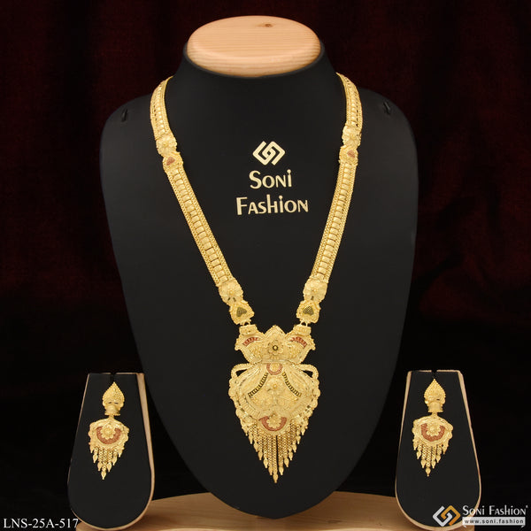 Fashion-Forward Exclusive Design Gold Plated Necklace Set for Women - Style A517