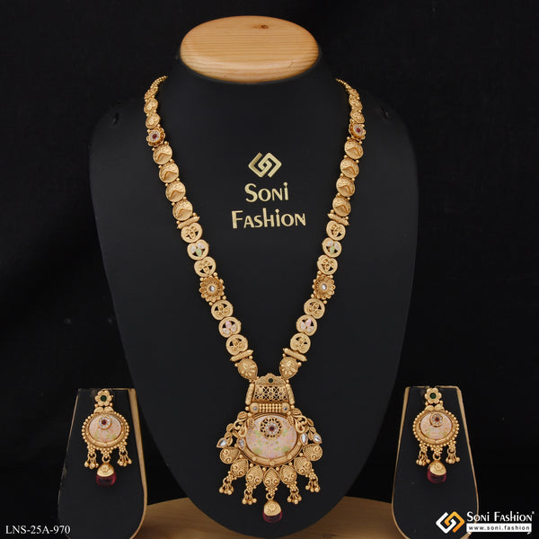 Classic Design Gold Plated Necklace Set for Ladies - Style A970