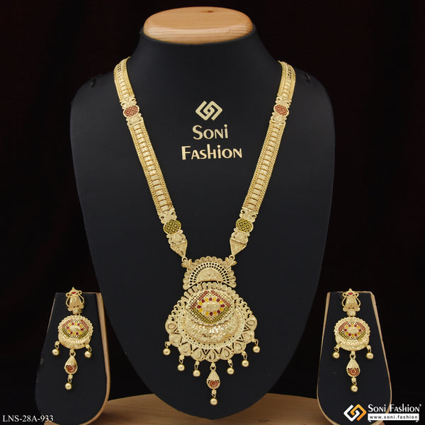 Beautiful Design Gold Plated Necklace Set for Women - Style A933