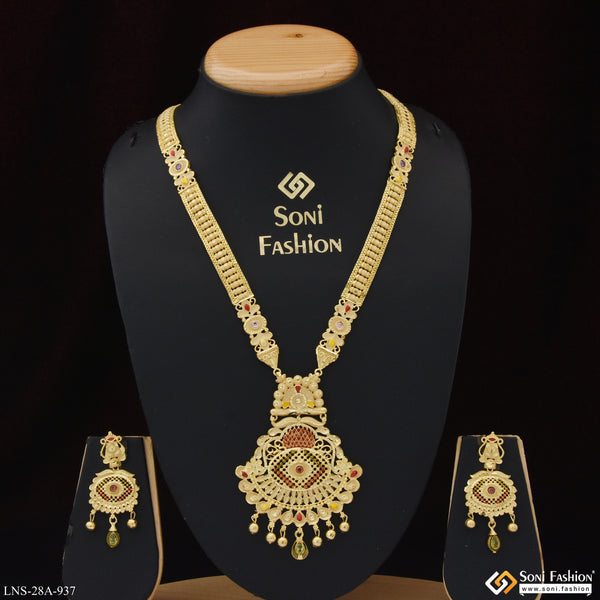 Lovely Design Gold Plated Necklace Set for Women - Style A937