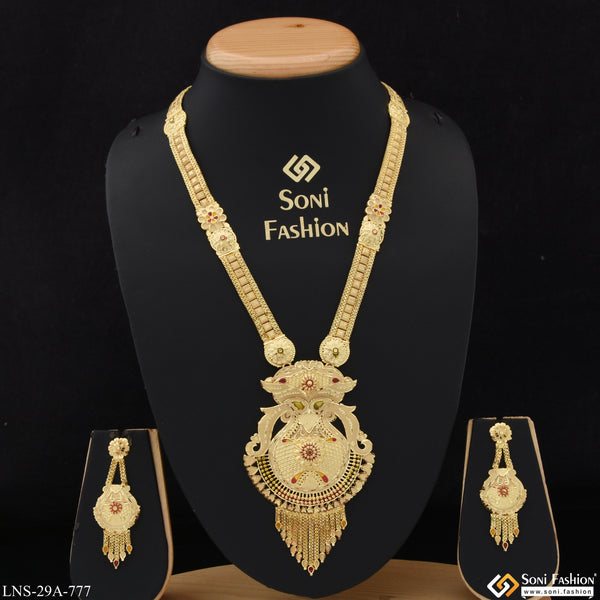 Sparkling Design Gold Plated Necklace Set for Women - Style A777