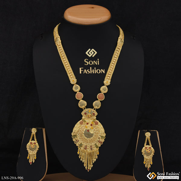 Lovely Design Gold Plated Necklace Set for Women - Style A996