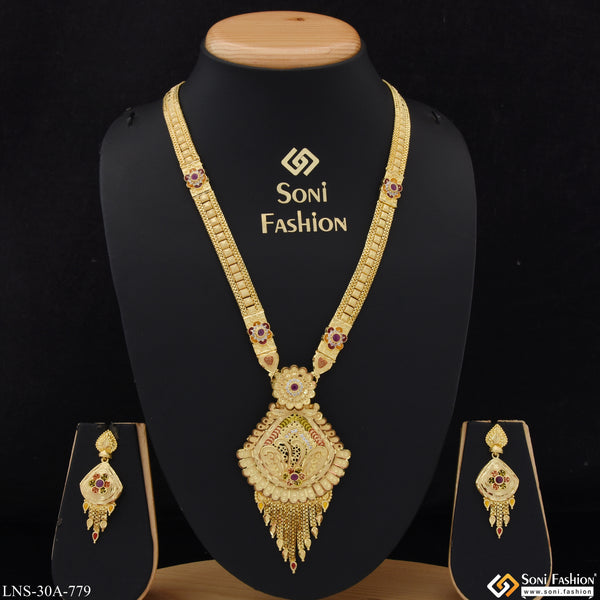 Decorative Design Gold Plated Necklace Set for Women - Style A779